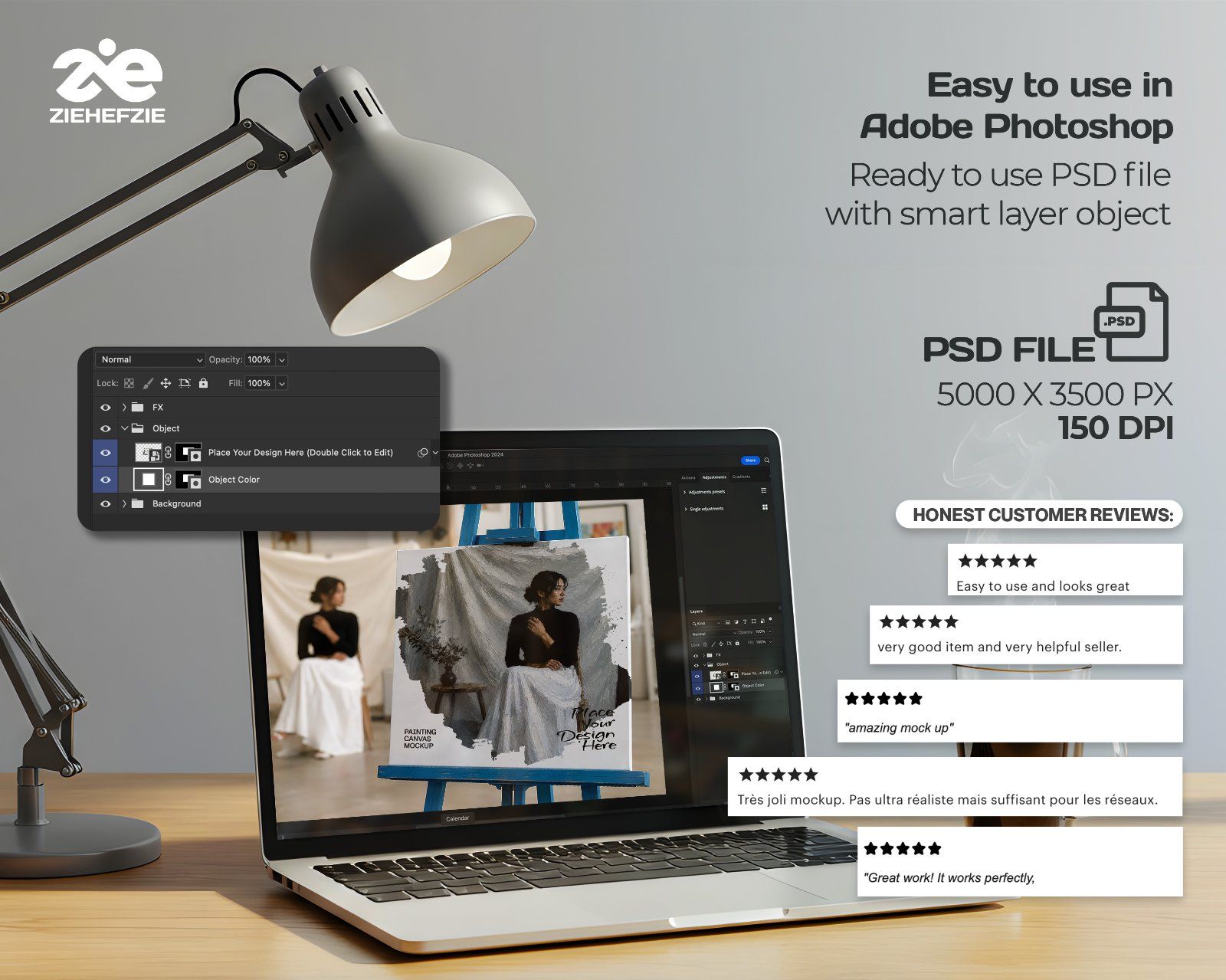 Premium Art Studio & Painting Mockup Bundle – 15 Creative PSD Scenes for Artists, Fine Art Branding