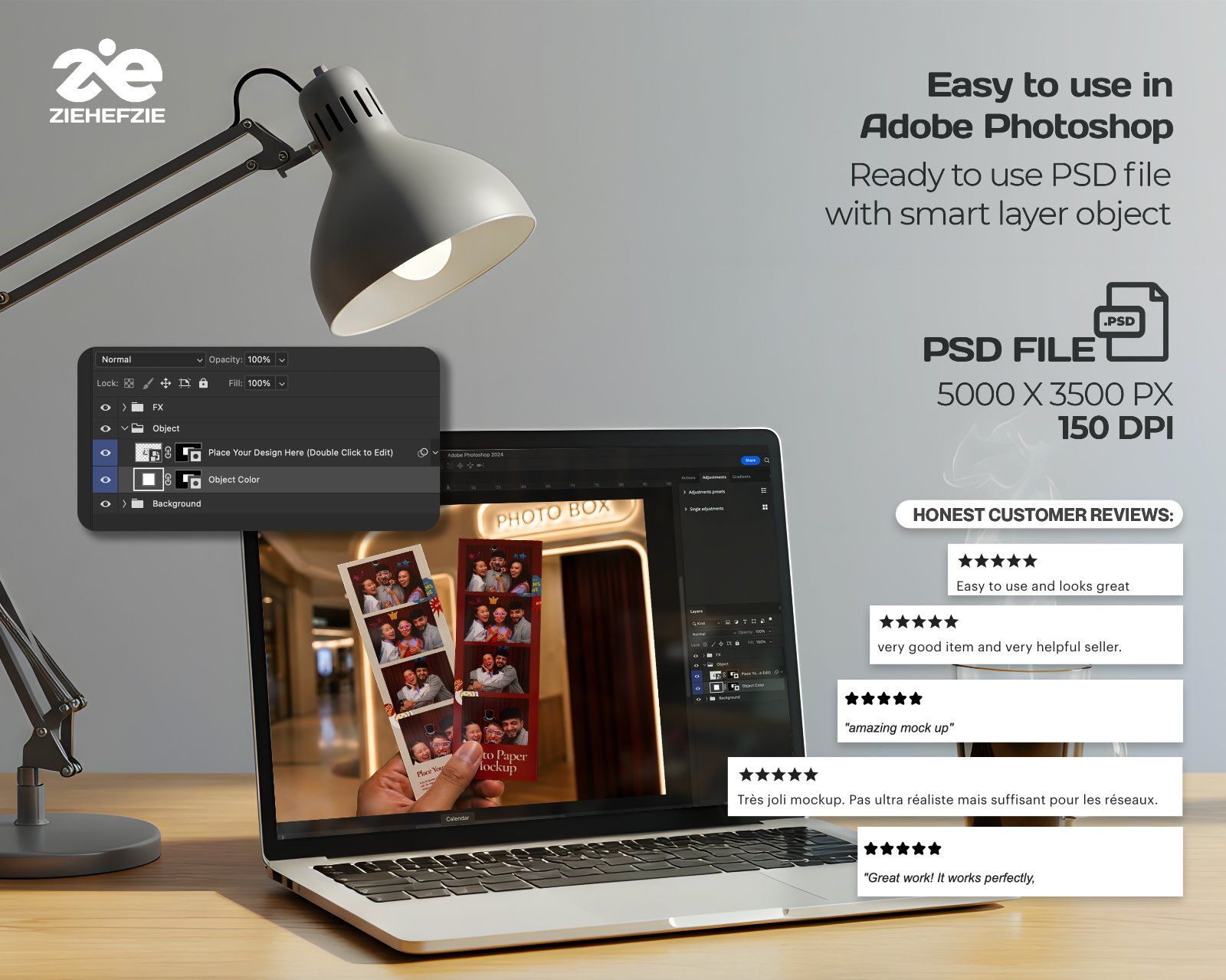 Premium Photo Box Rental Mockup Bundle – 15 Gen-Z PSD Scenes for Photobox Strips, Curtain Booths