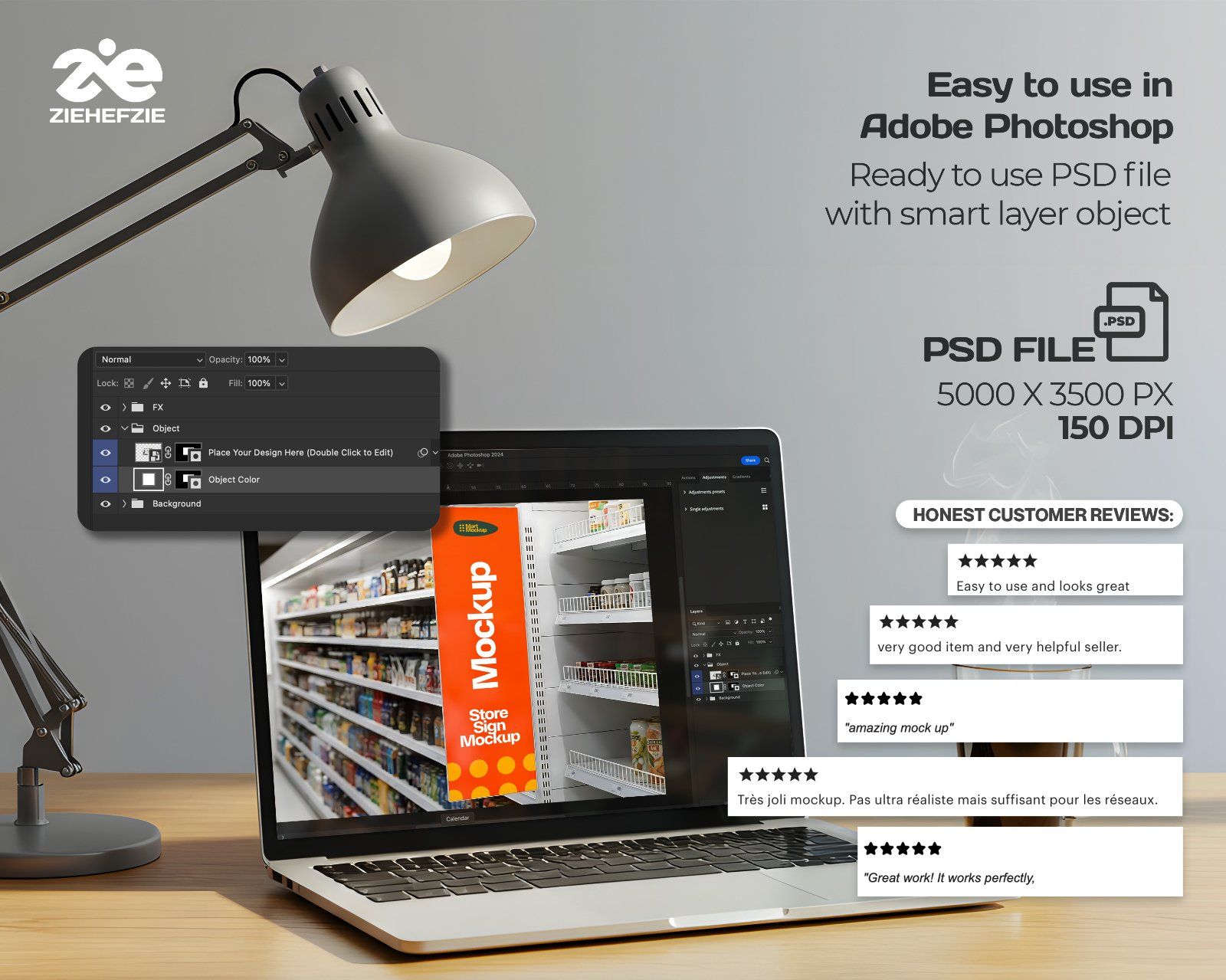 Minimarket 24-Hour Mockup Bundle – 15 PSD Mockup Retail Branding PSD Mockups