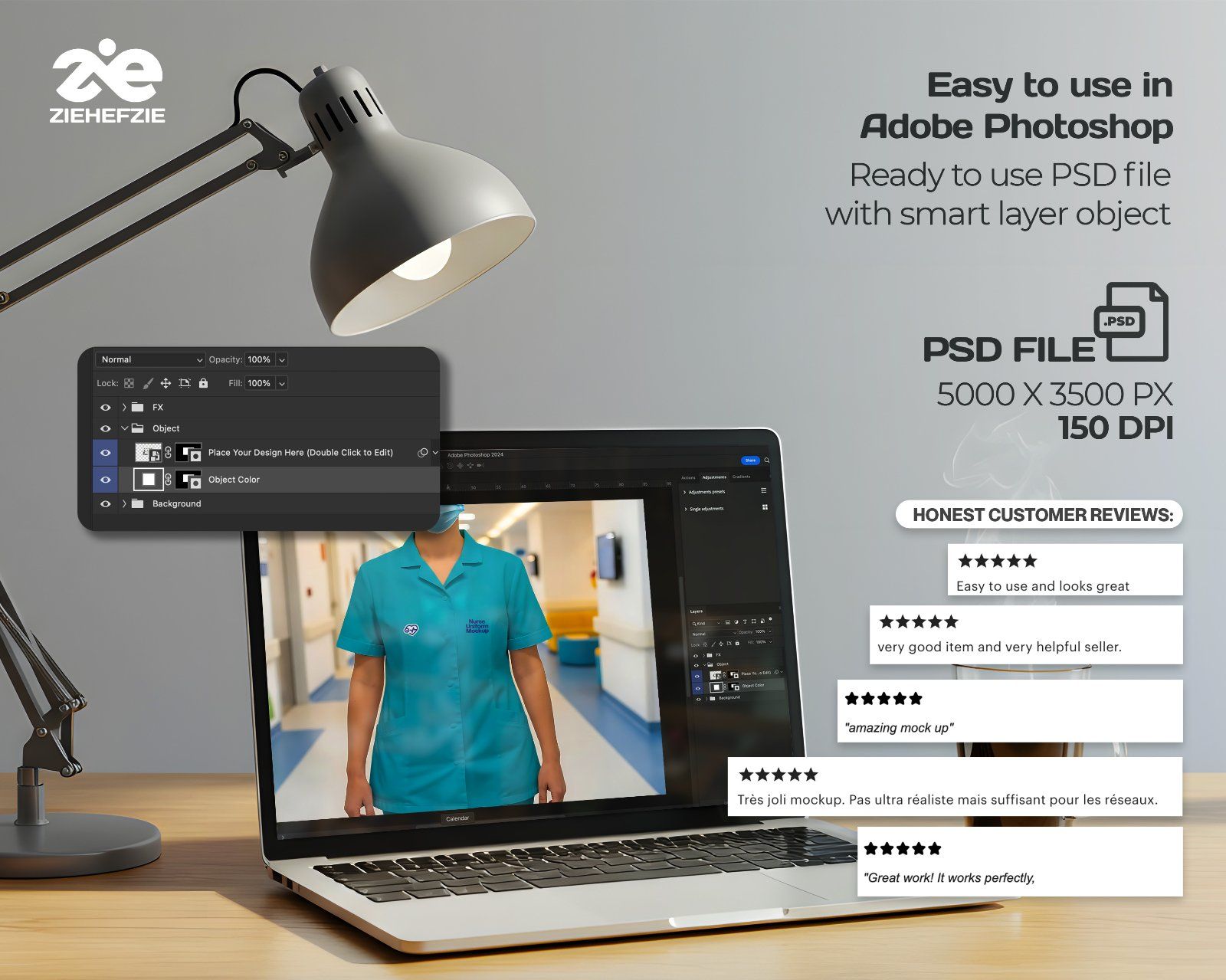 Hospital Mockup Bundle Vol.2 – Medical Branding PSD Pack (Ambulance, Nurse Uniform, Medicine Bottle,