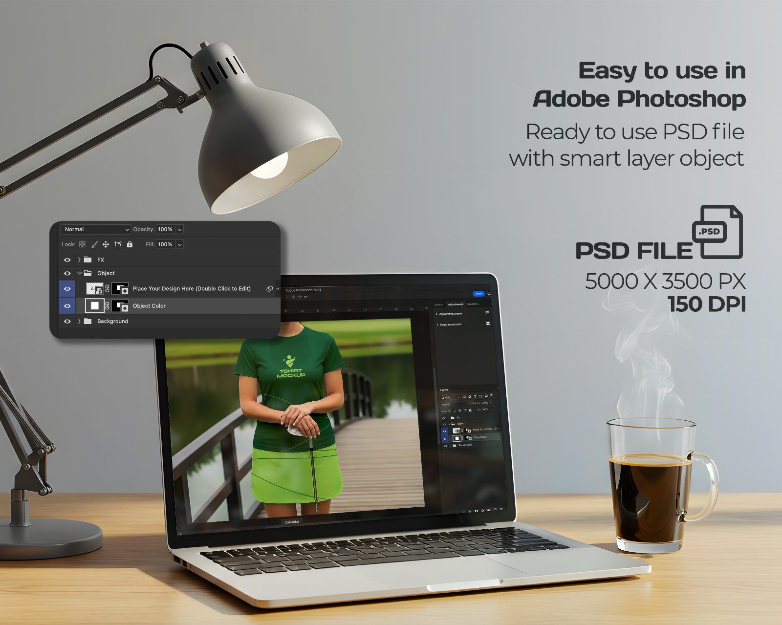 Golf Club Banner Mockup – Realistic Outdoor PSD Template
