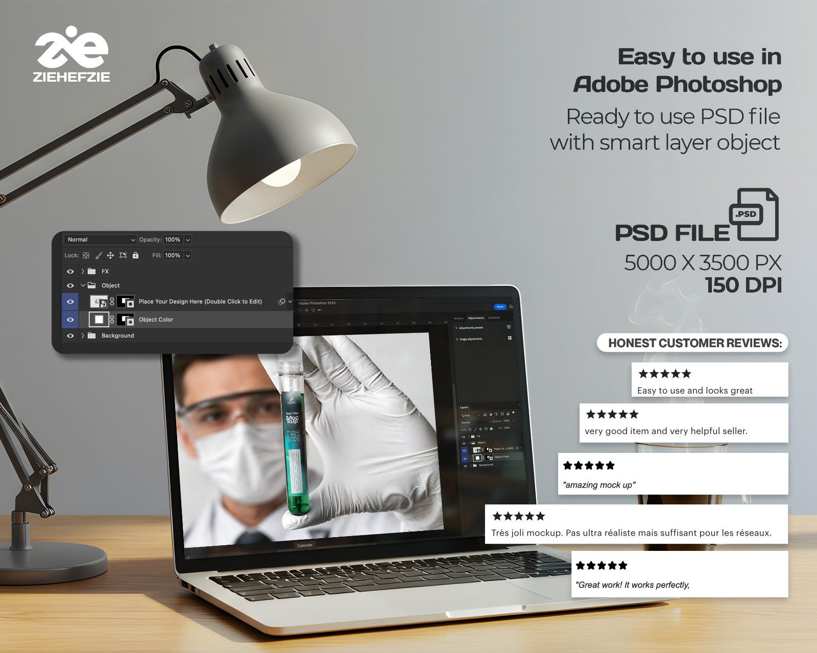 Premium Science Lab Branding Mockup Bundle – 15 Medical PSD Scenes for Pharmaceutical, Healthcare &