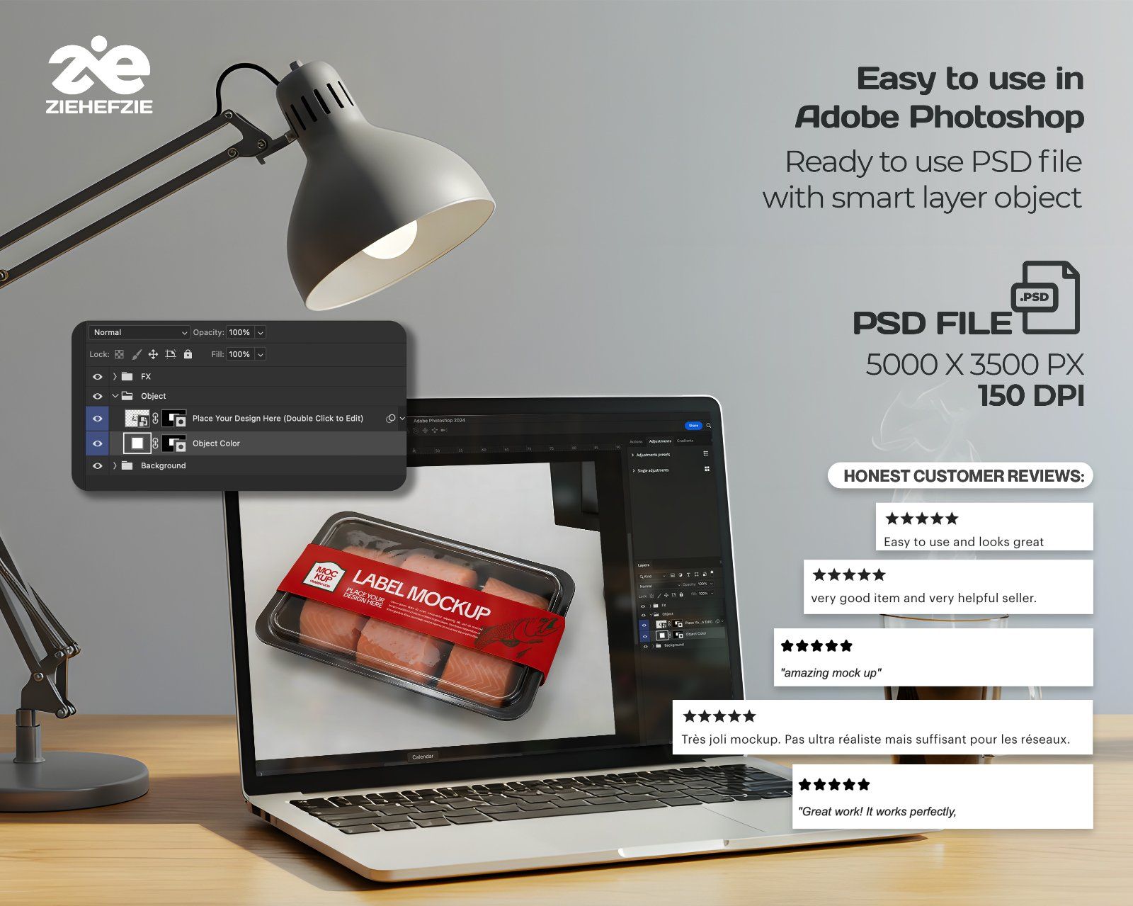 Frozen Food Store Mockup Bundle PSD – Freezer, Packaging & Price Tag Display