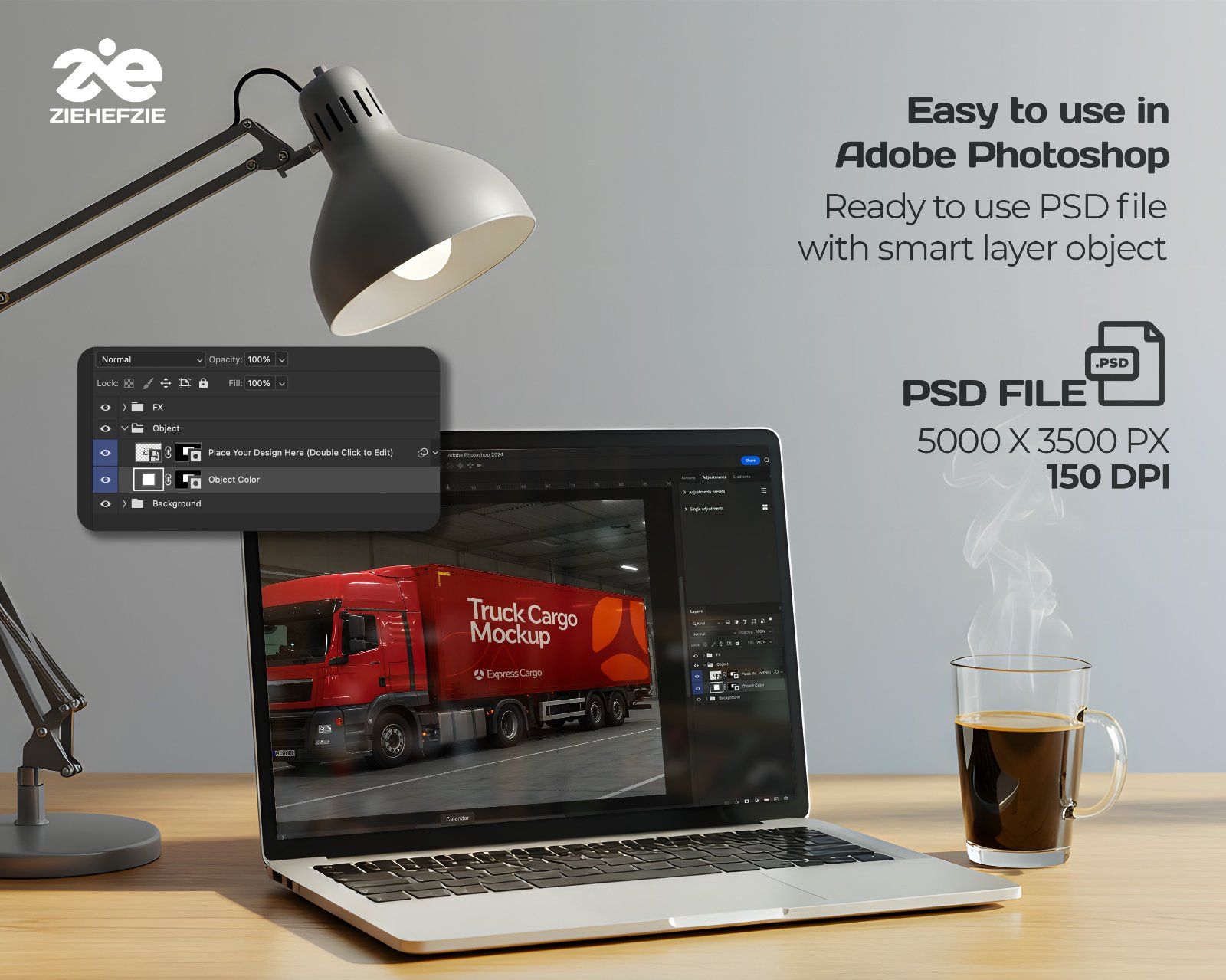 15 Cargo Delivery Mockups – PSD Van, Truck, Plane, Train & Container Branding Kit