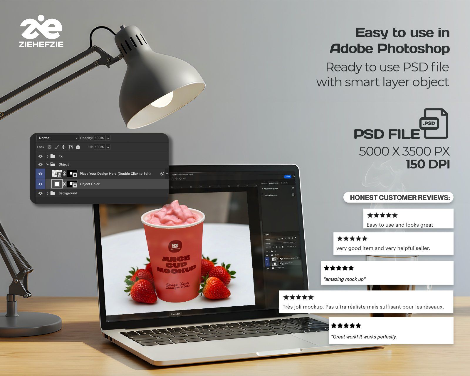 Juice Store Mockup Bundle Fresh Juice Branding & Packaging