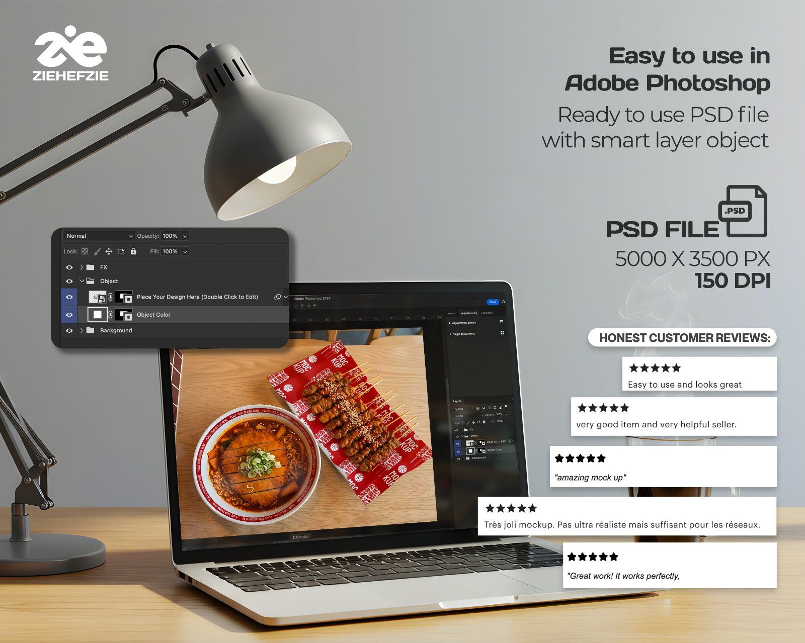 Korean Restaurant Mockup Bundle PSD – 15 Mockup Food Branding & Interior Design