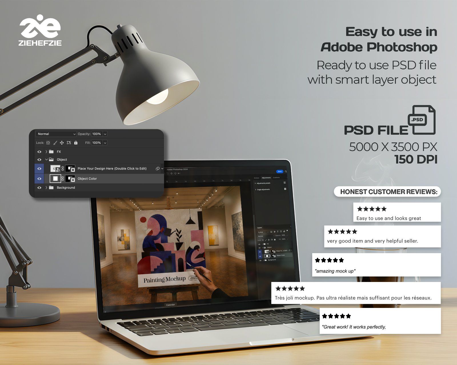 Art Exhibition Mockup Bundle - 15 PSD Templates  Art Gallery & Exhibition Brand Identity Mockup Set — image 4