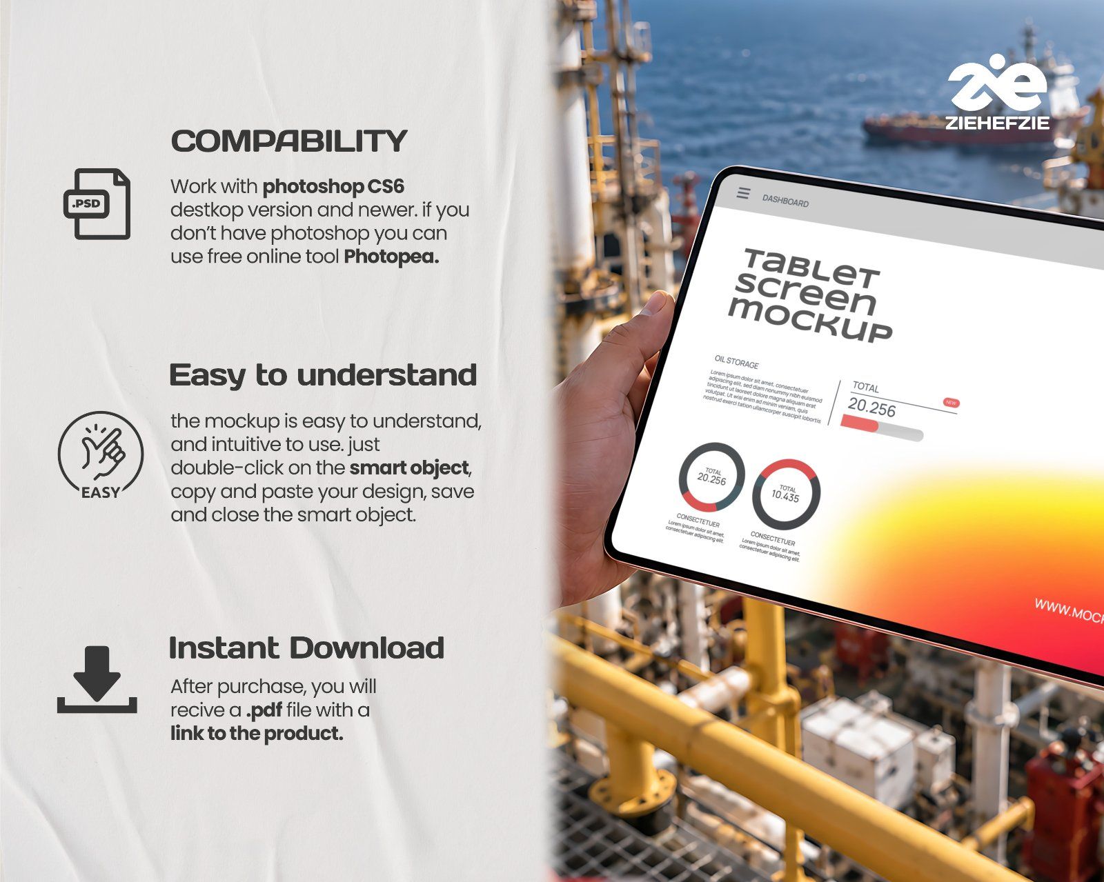 Oil and Gas Company Mockup Bundle - 15 Premium PSD Energy & Oil Industry Brand Identity — image 5