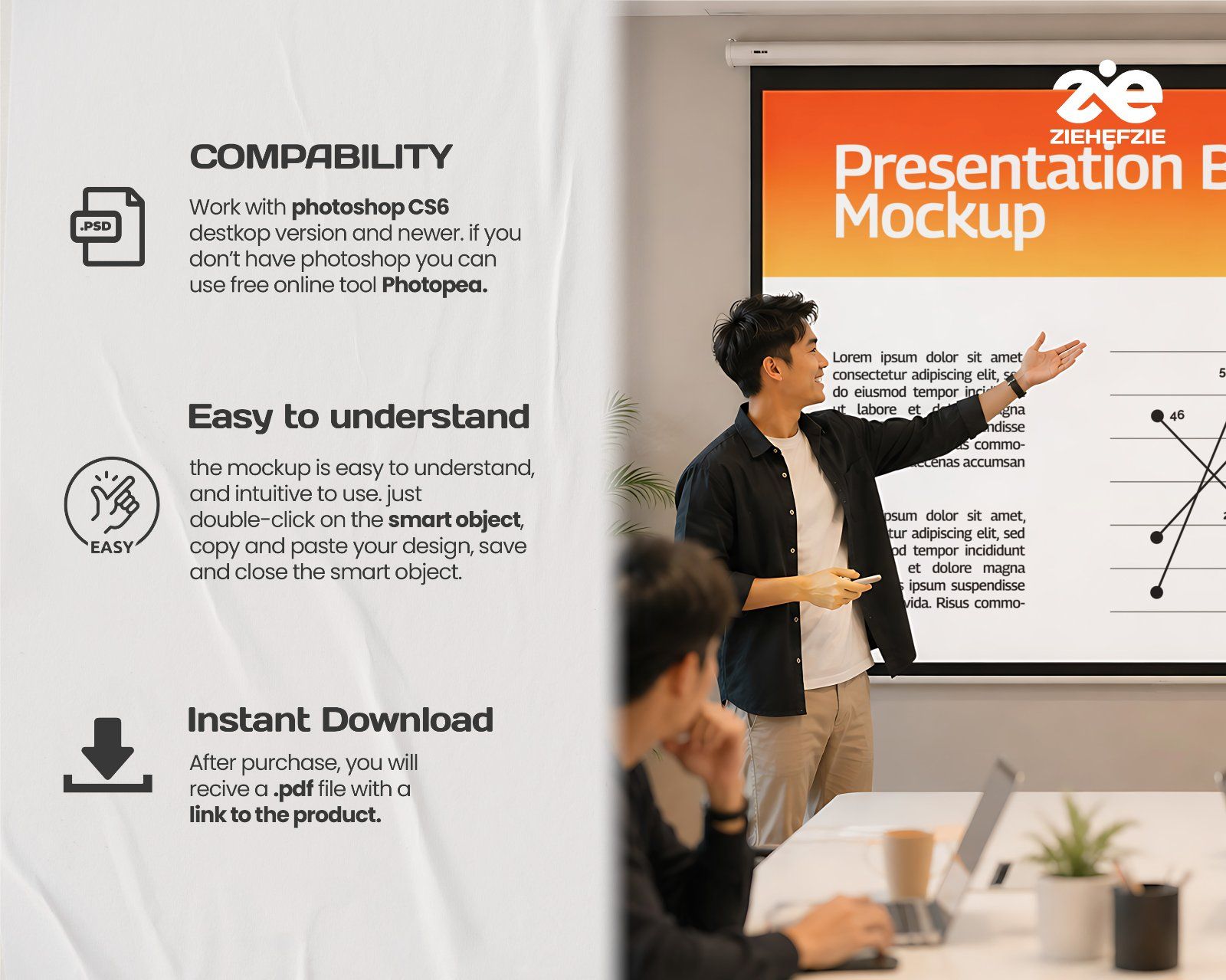 Premium Startup Company Branding Mockup Bundle – 15 Creative Corporate PSD Scenes for Tech Startups,