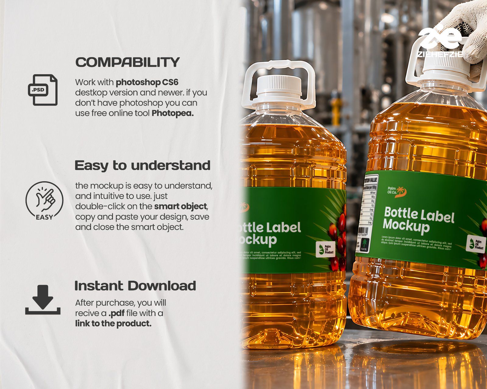 Palm Oil Company Mockup Bundle - 15 Premium PSD Agriculture & Palm Oil Plantation Branding — image 5