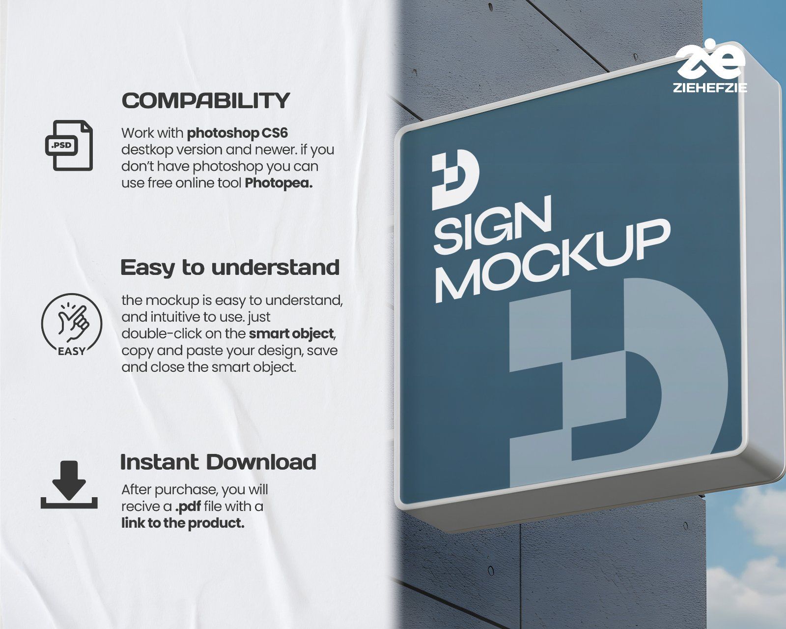 Signage Box Mockup Bundle – 20 PSD Templates for Storefront & Outdoor Branding