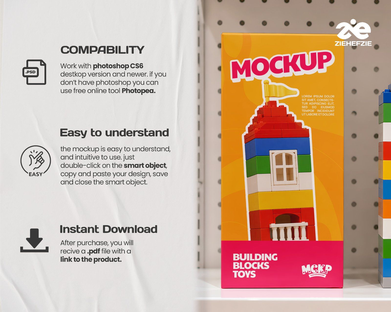 Kids & Toy Shop Brand Identity Mockup 15 Bundle Set - Toys Retail Store Mockup Bundle — image 5
