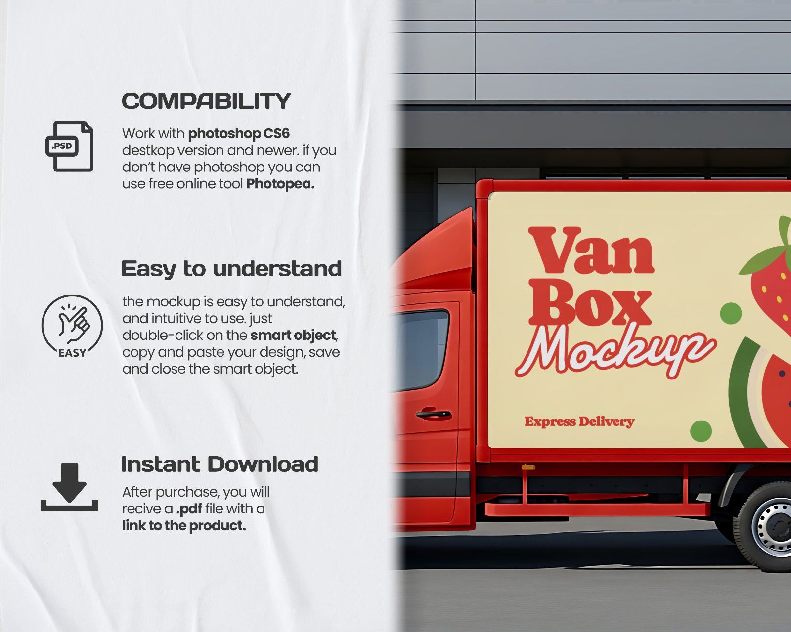 Fruit Market Mockup Kit – Juice Can, Plastic Bag, Price Tag, Cart, Uniform & More