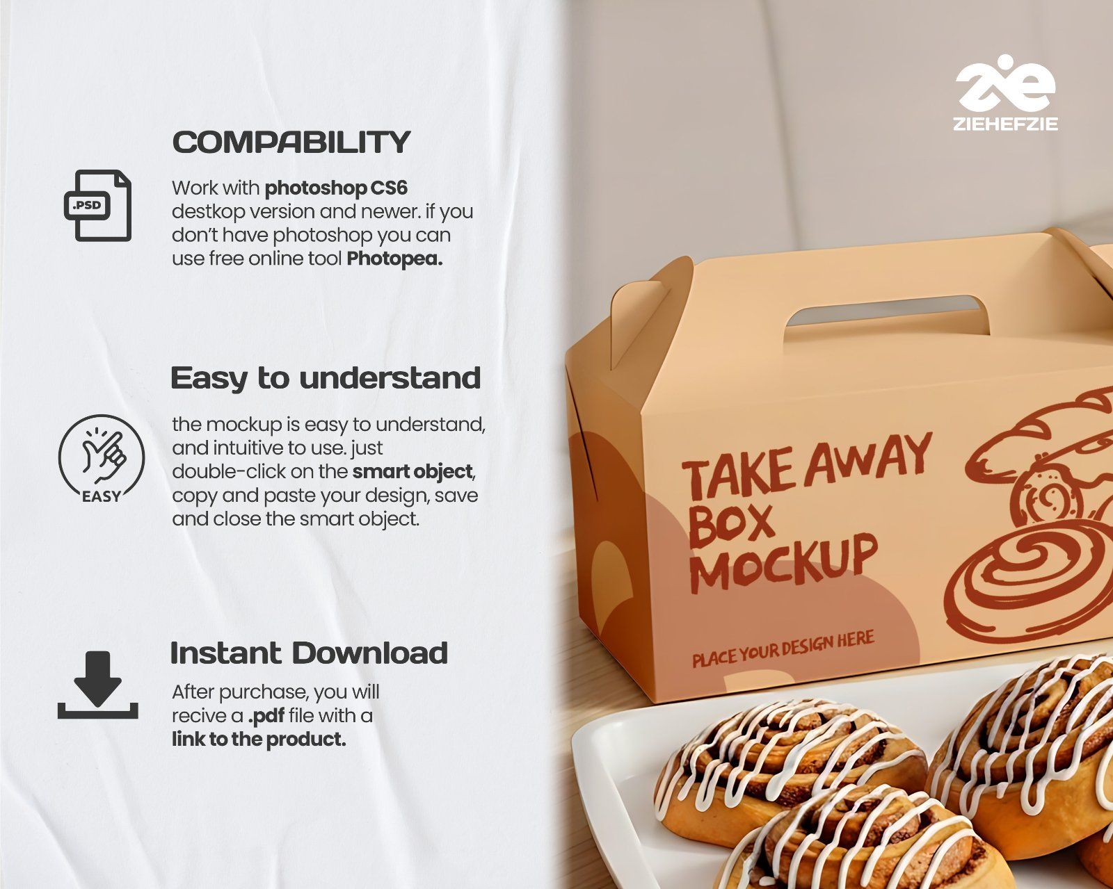 Bakery & Coffee Shop Mockup Bundle – 15 PSD Templates for Café Branding and Packaging Design