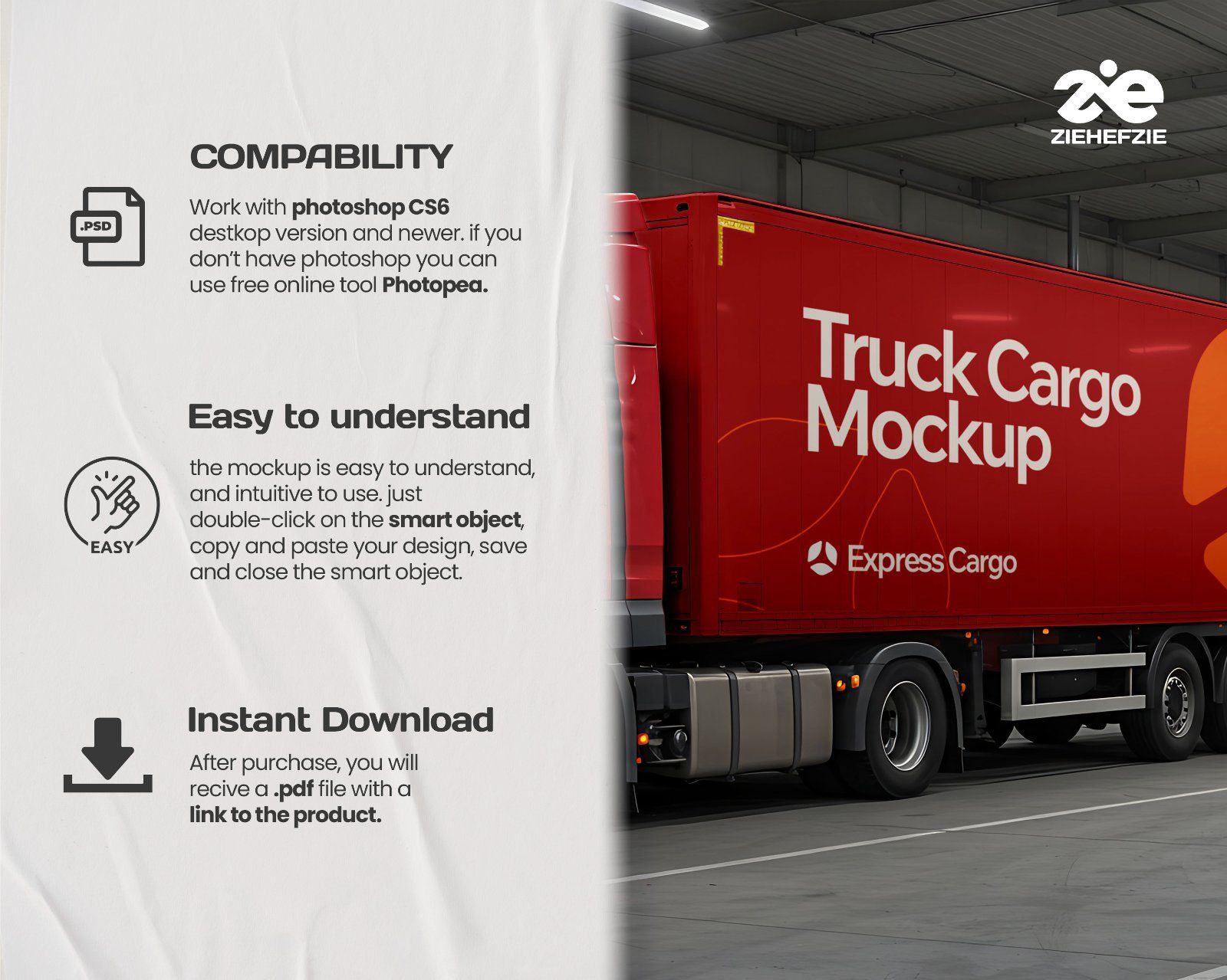 15 Cargo Delivery Mockups – PSD Van, Truck, Plane, Train & Container Branding Kit