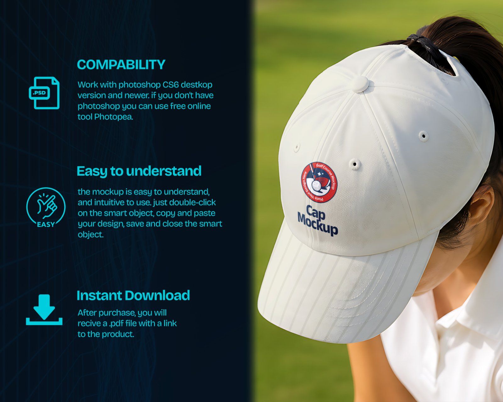Premium Golf Course Branding Mockup Bundle – 15 Luxury PSD Scenes for Club, Tournament & Apparel Ide