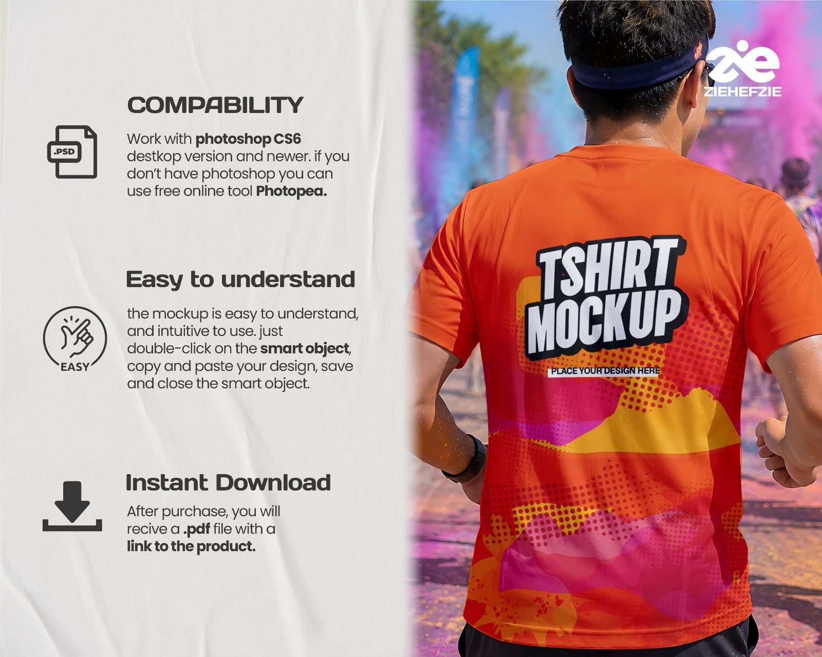 Premium Color Run Event Mockup Bundle – 15 Dynamic PSD Scenes for Sports Festival & Marathon Brandin