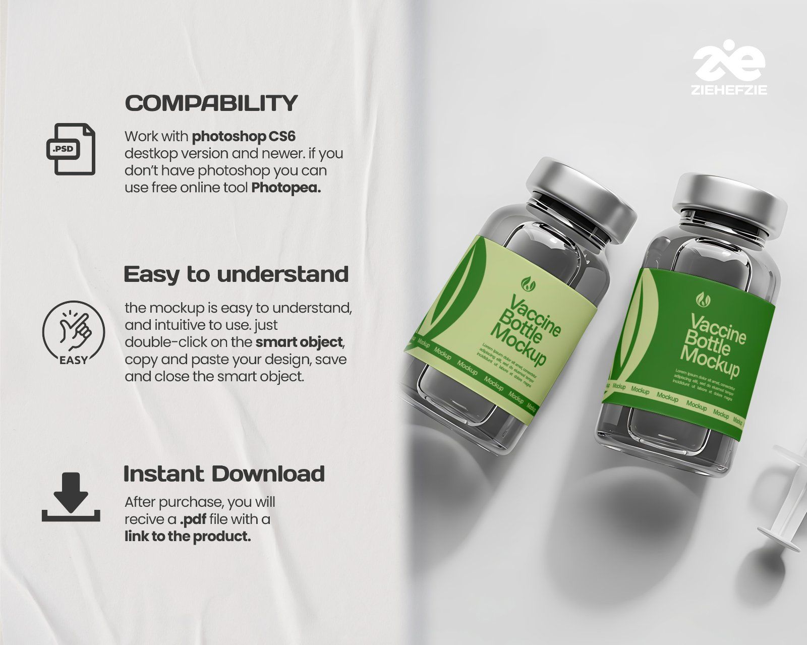 Healthcare Mockup Bundle Medical Branding & Pharmaceutical 15 PSD Mockups