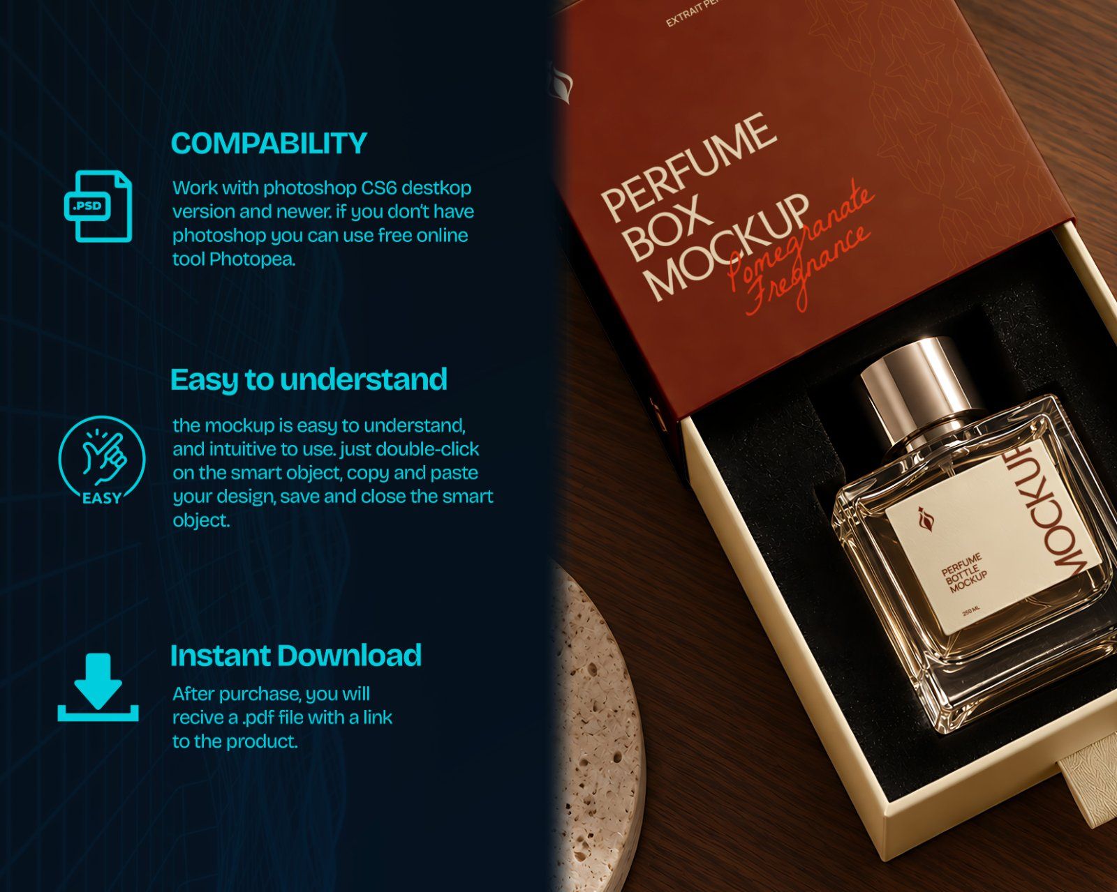 Perfume Store Branding Mockup Bundle - 15 PSD Templates  Perfume & Fragrance Brand Identity — image 5