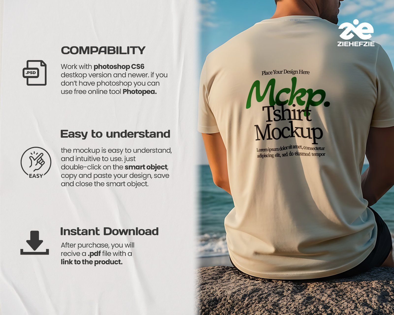 Merchandise Mockup Bundle PSD – T-Shirt, Cap, Tote Bag & Lifestyle Branding Scenes