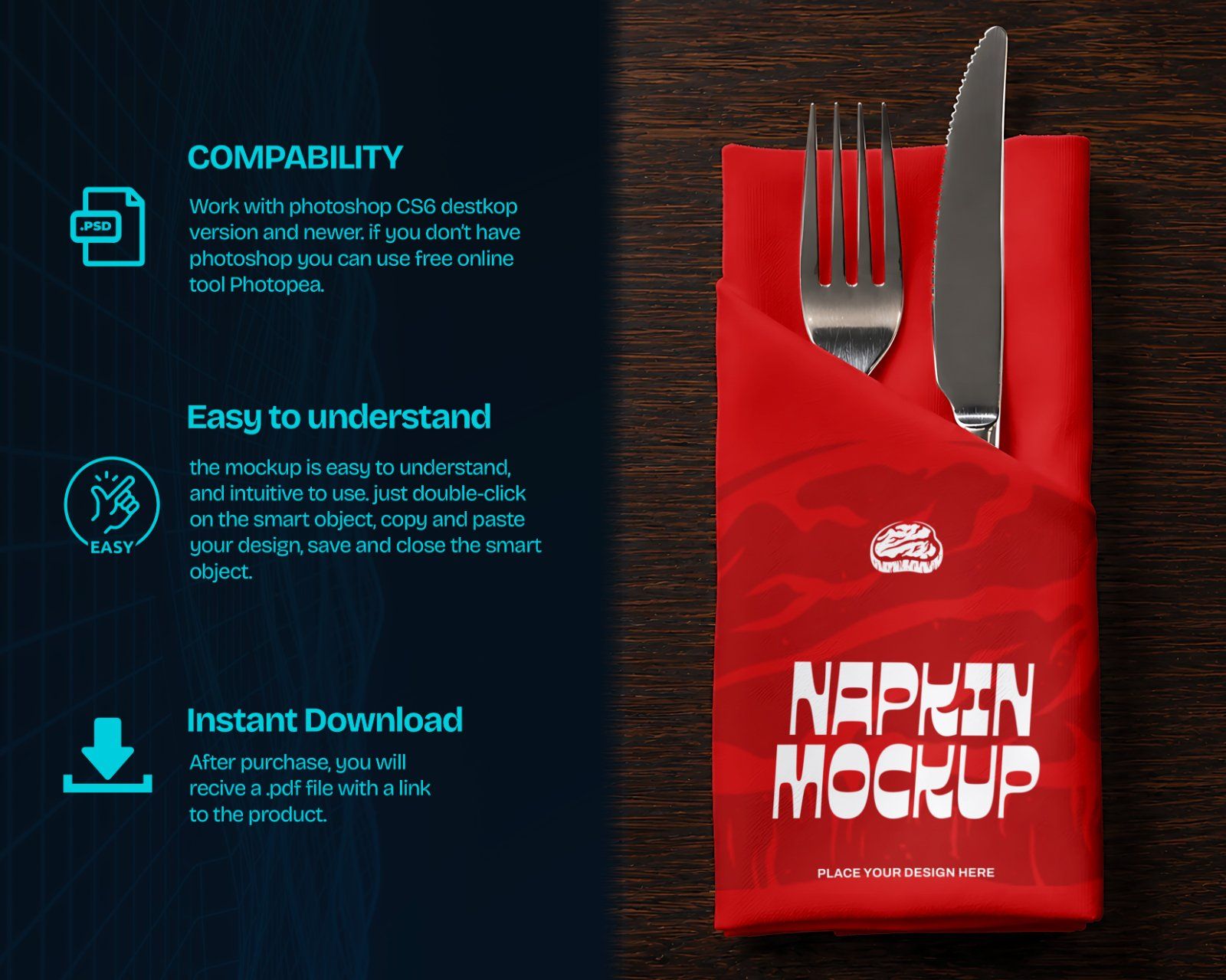 Premium Steakhouse Restaurant Branding Mockup Bundle – 15 Luxury PSD Scenes for Steak House, Bistro