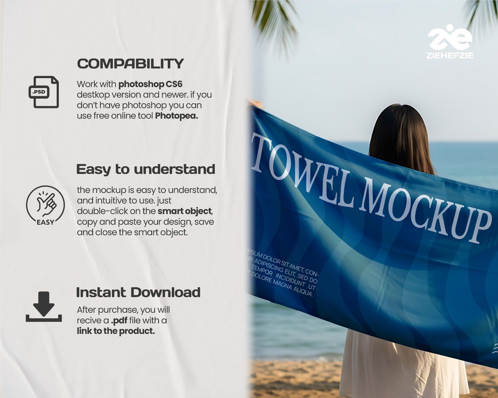 Premium Beach Club & Summer Lifestyle Mockup Bundle – 15 Aesthetic PSD Scenes for Resort Branding