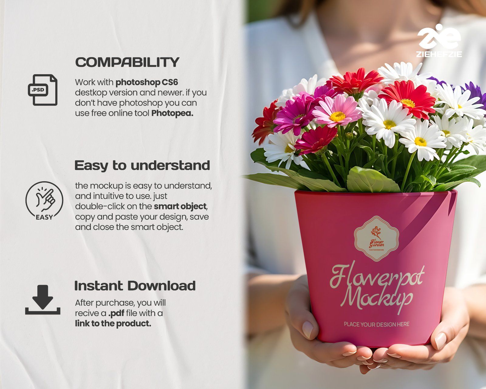 Premium Flower Garden Mockup Bundle PSD – Outdoor Branding & Floral Lifestyle Scenes