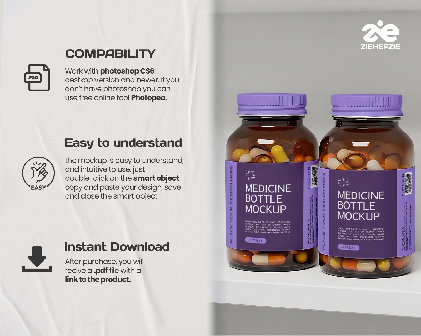 Pharmacy Branding Mockup Bundle Vol. 2 – Medical & Healthcare PSD Mockups