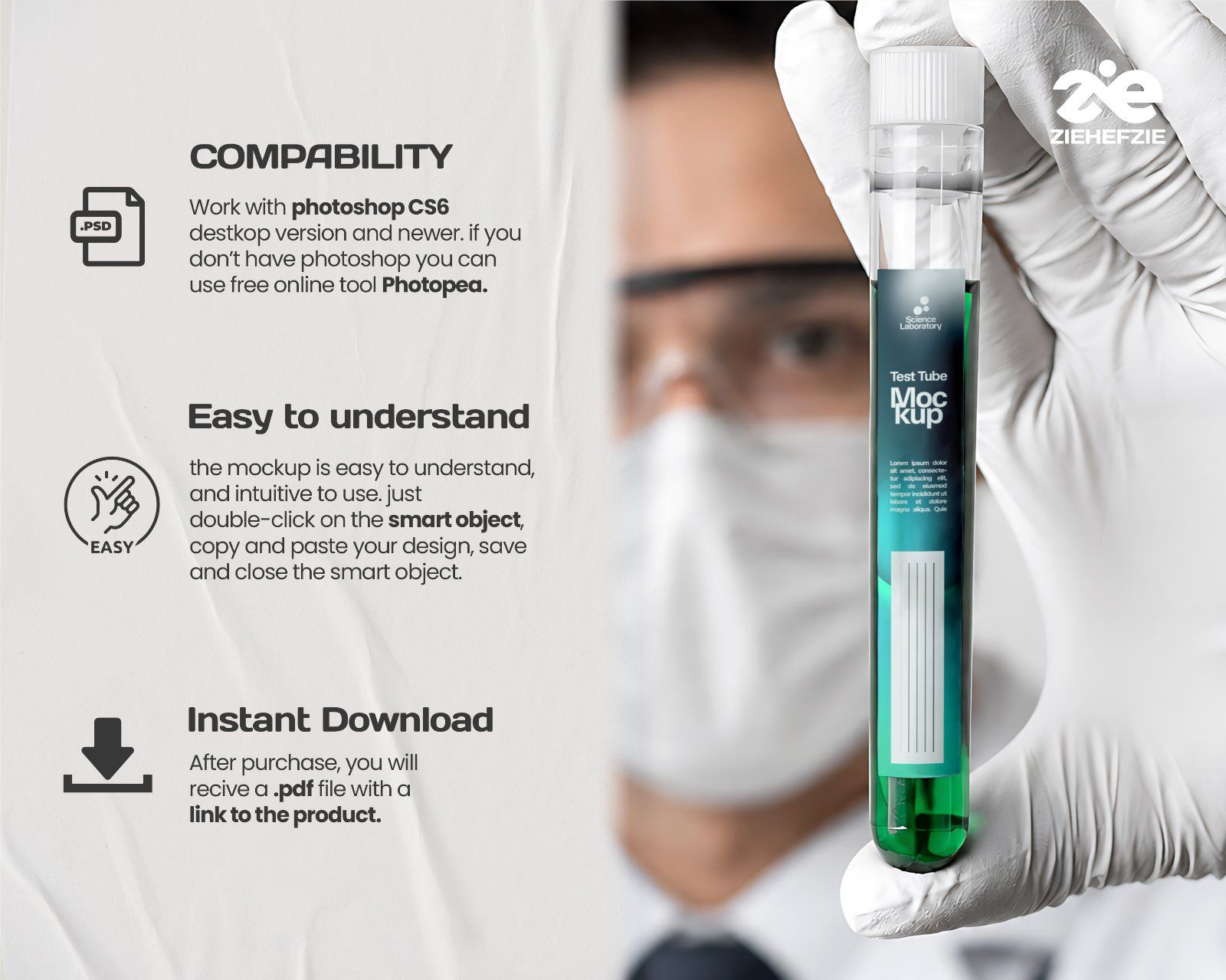 Premium Science Lab Branding Mockup Bundle – 15 Medical PSD Scenes for Pharmaceutical, Healthcare &