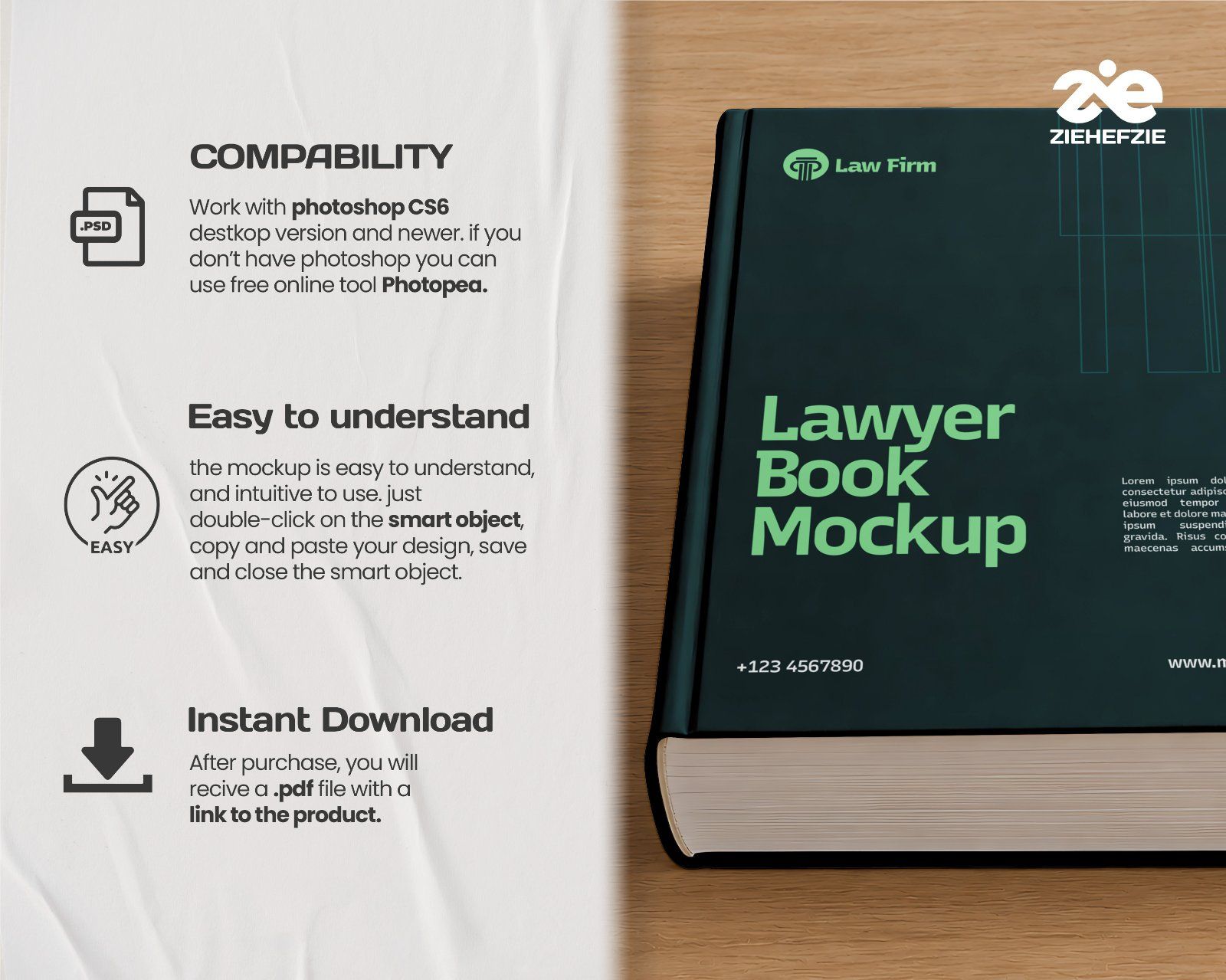 Premium Law Firm Branding Mockup Bundle – 15 Corporate PSD Scenes for Attorney, Lawyer