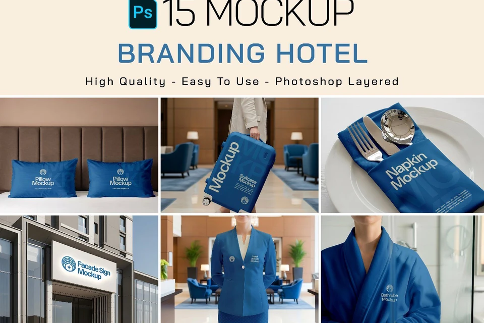 Premium Branding Hotel Mockup