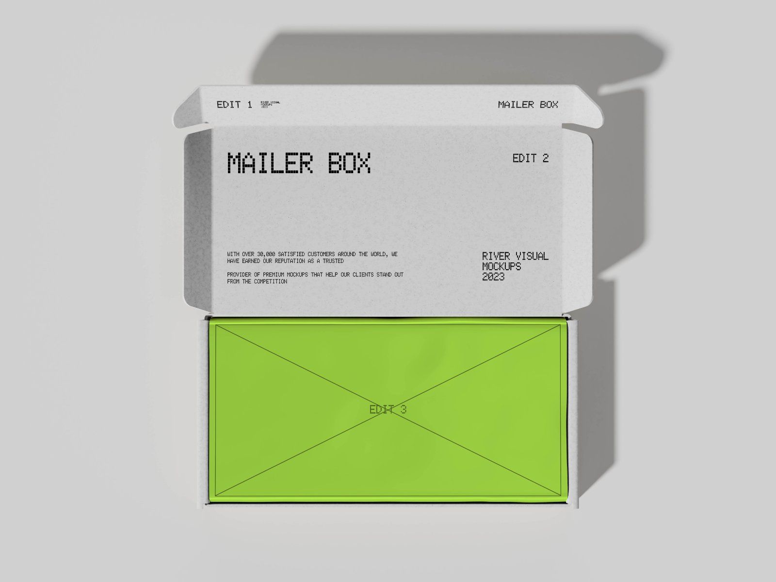 Mailer Box Minimalist Mockup — image 3