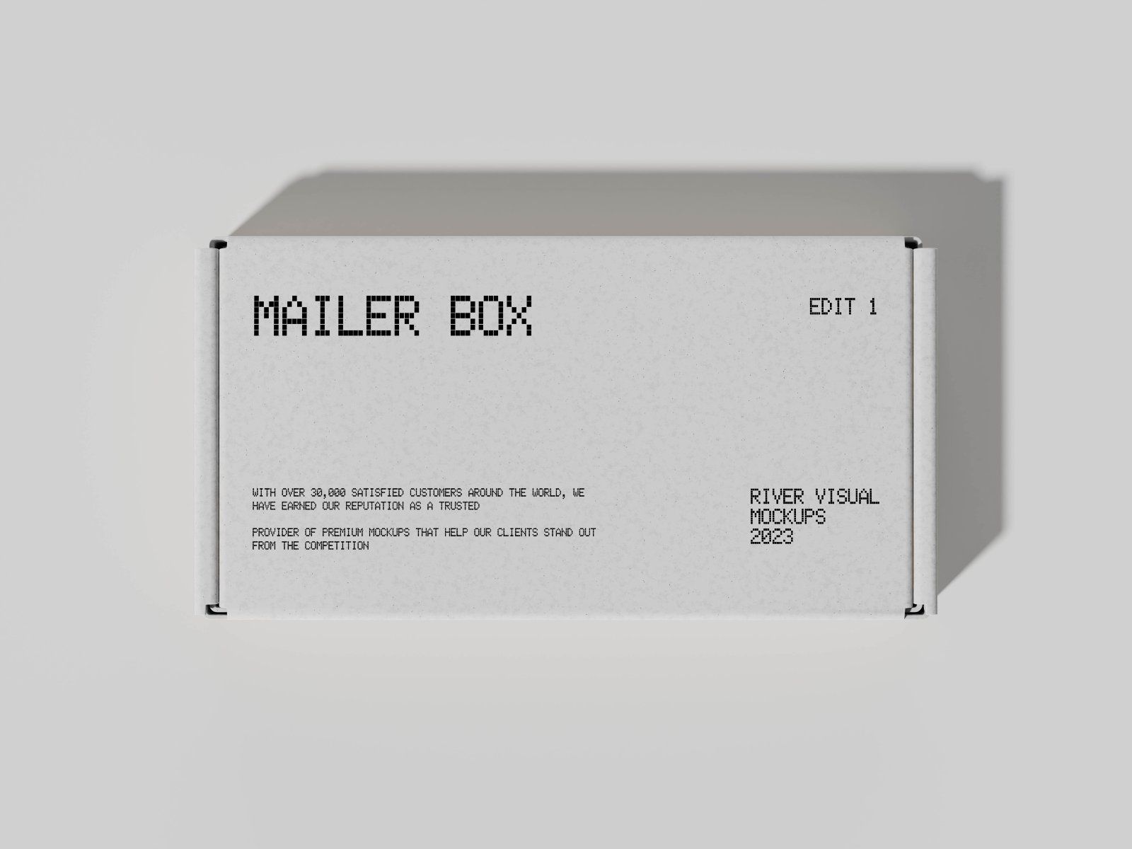Mailer Box Minimalist Mockup — image 6