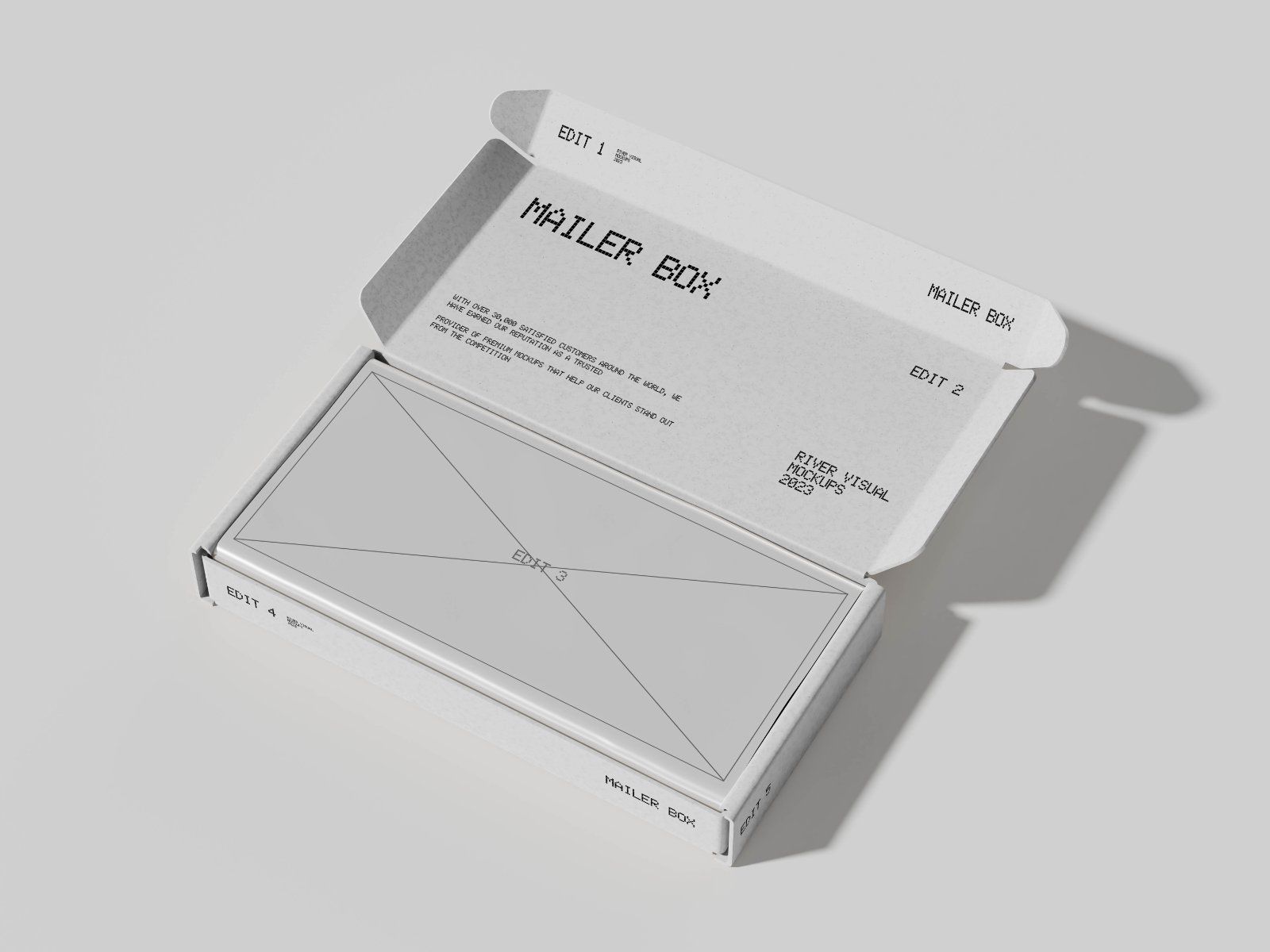 Mailer Box Minimalist Mockup — image 7