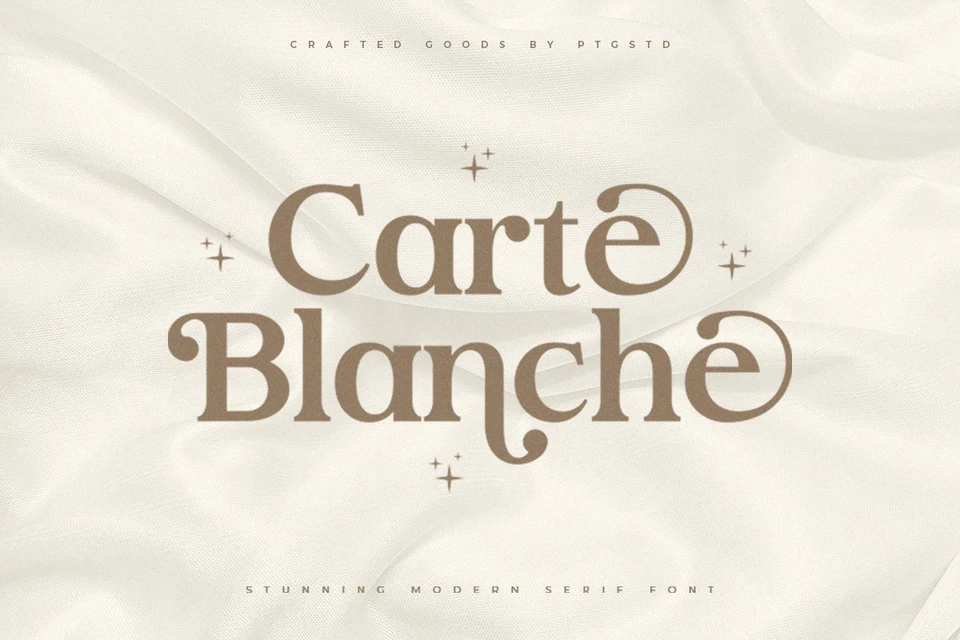 Carte Blanche | Stunning Serif Font