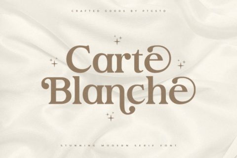 Carte Blanche | Stunning Serif Font