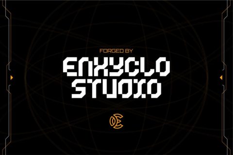 CYKLONE - Futuristic Display Font