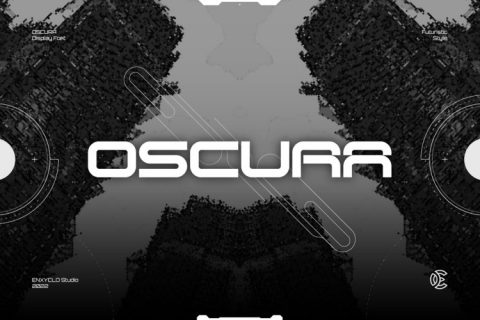 OSCURA - Futuristic Display Font