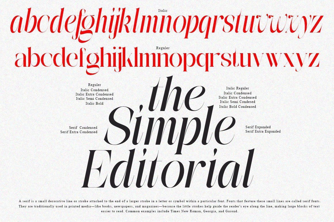 The Simple Editorial | 15 Style Font — image 10