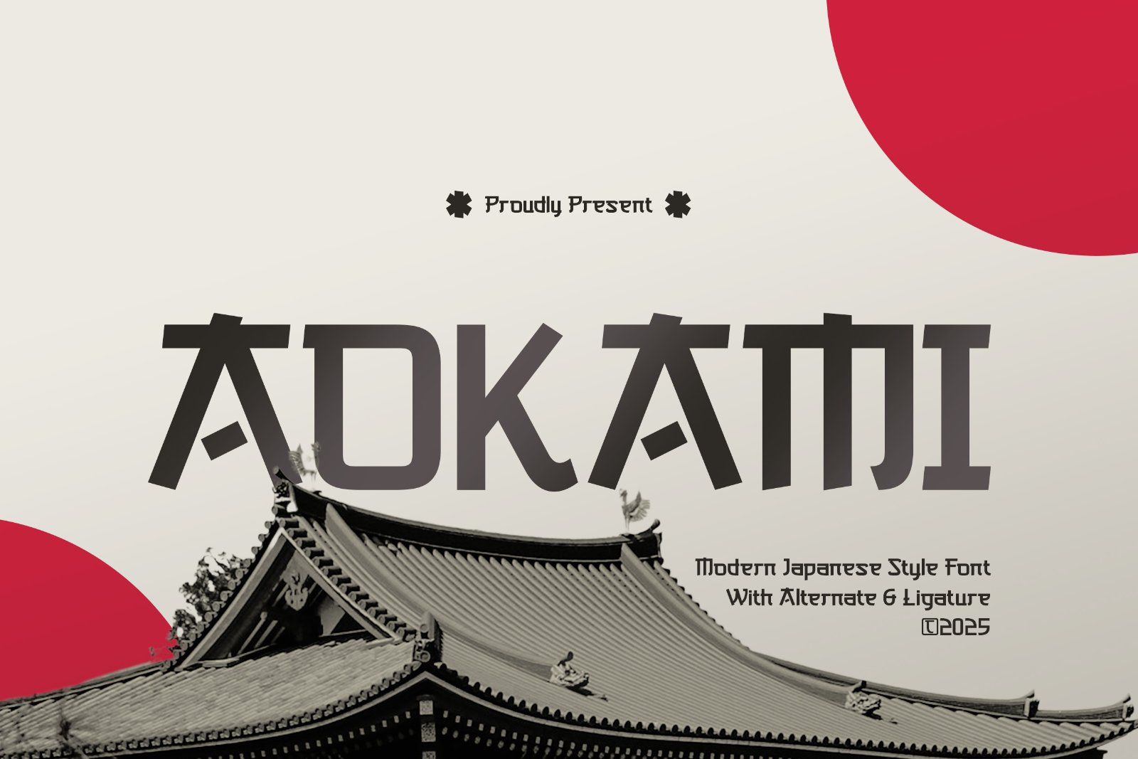 Aokami - Japanese Display Font — image 1