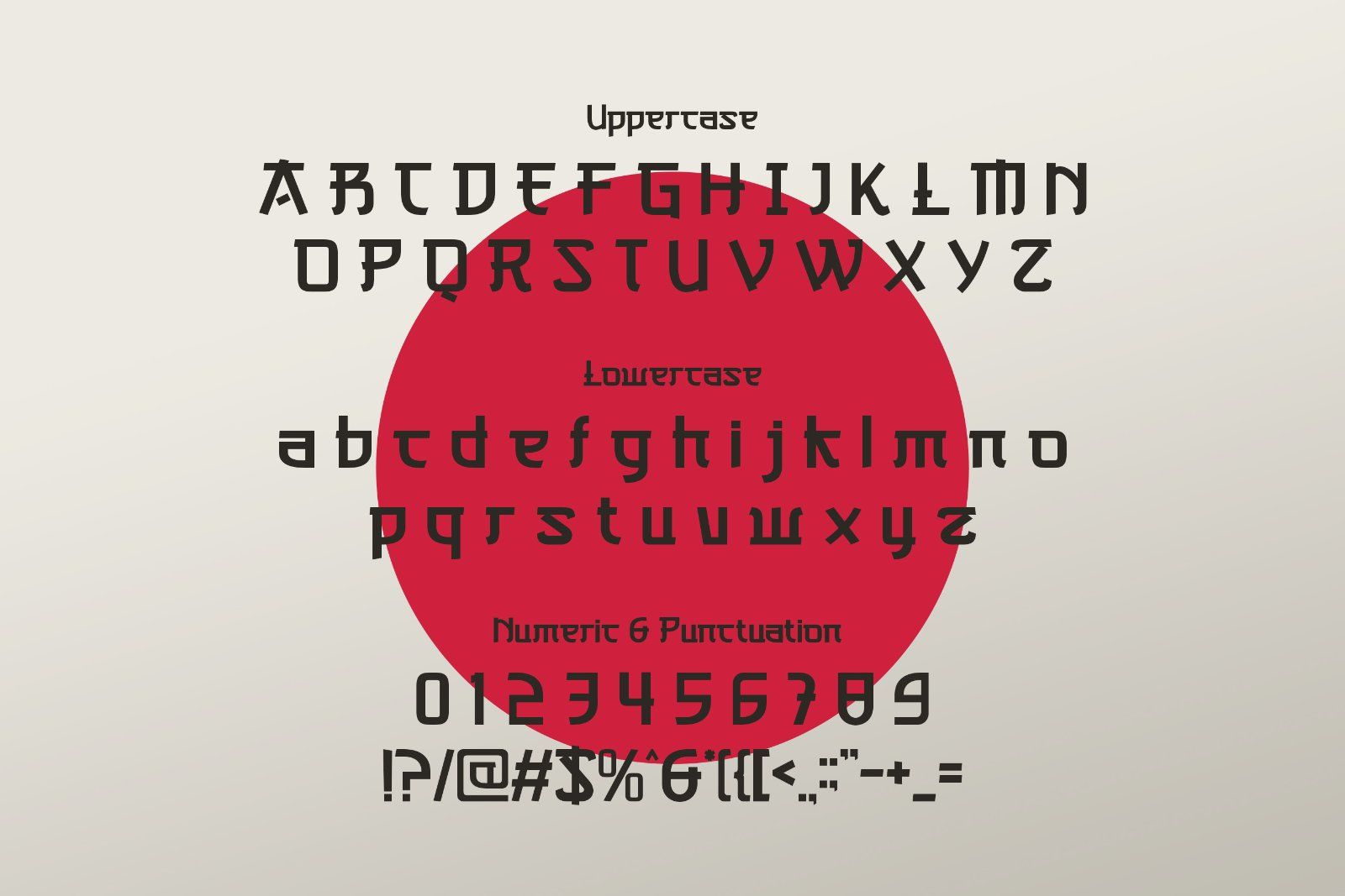 Aokami - Japanese Display Font — image 8