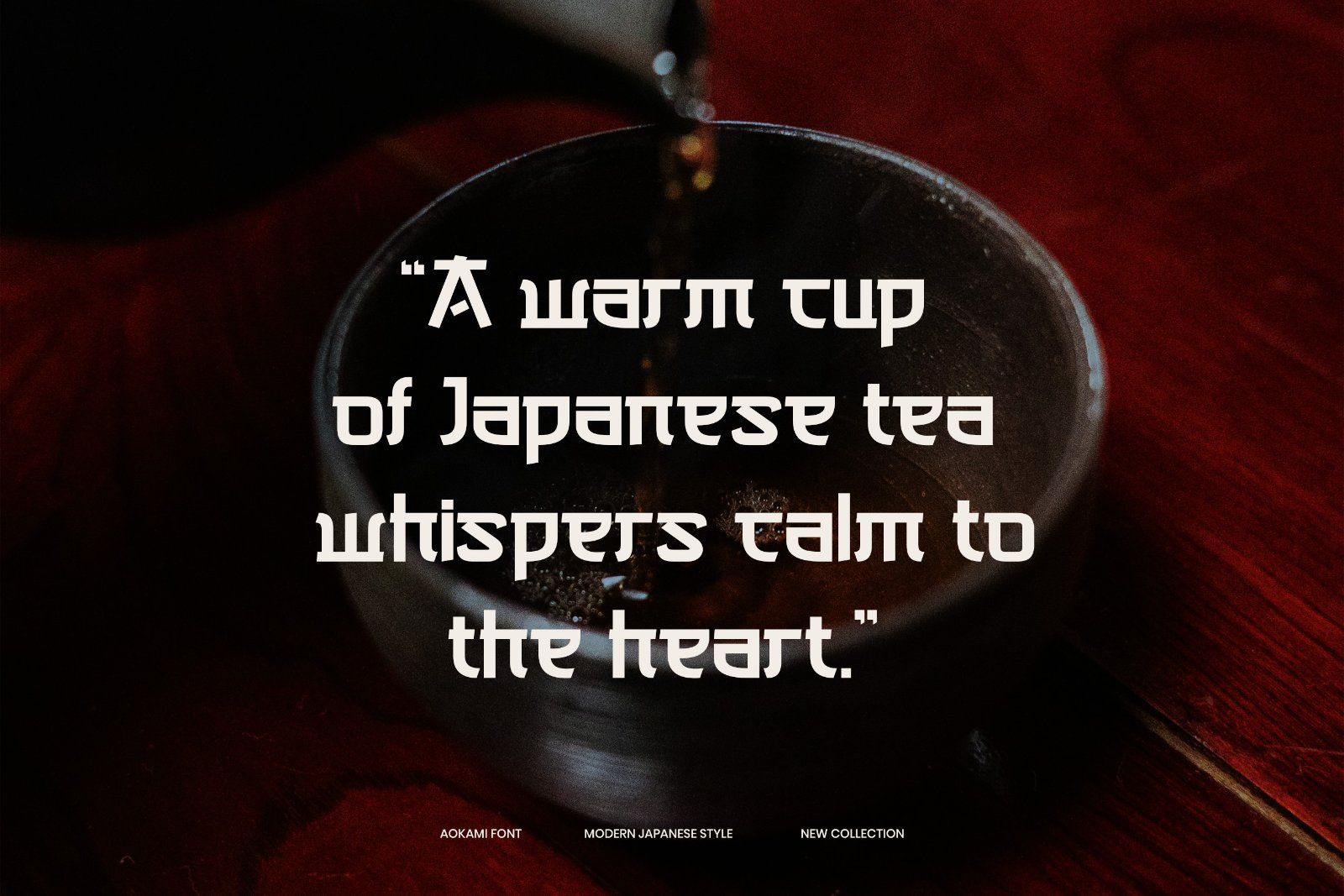 Aokami - Japanese Display Font — image 6