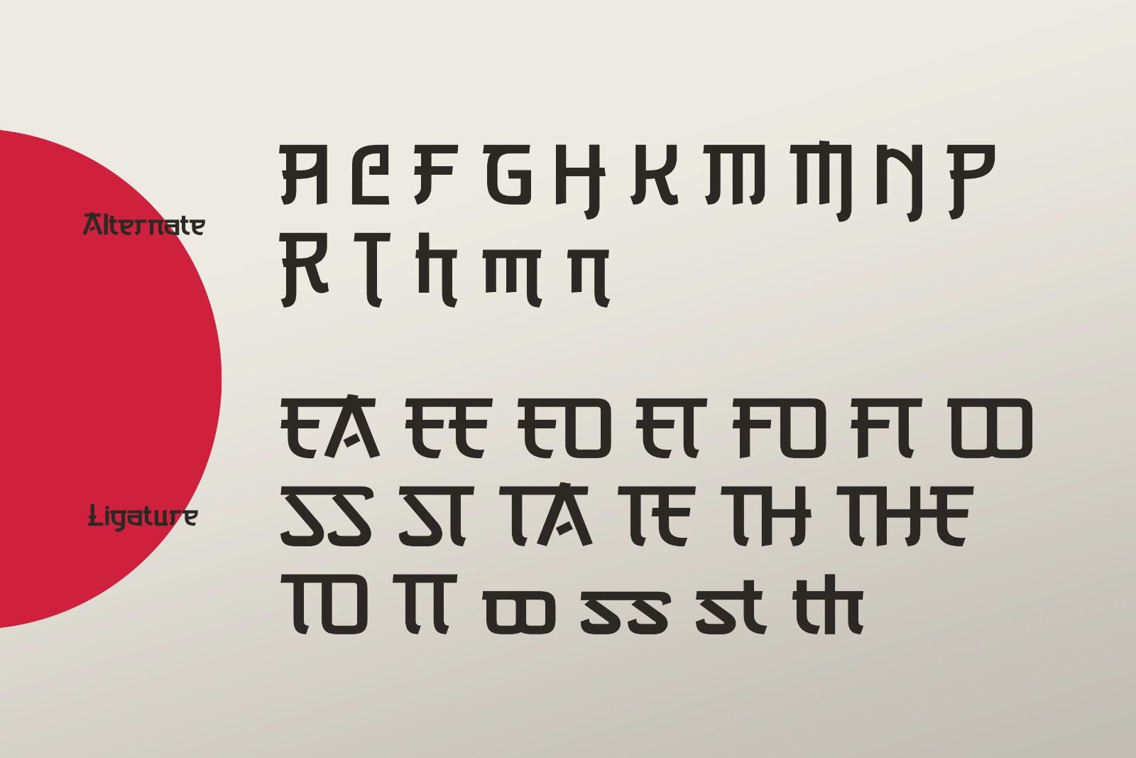 Aokami - Japanese Display Font — image 9
