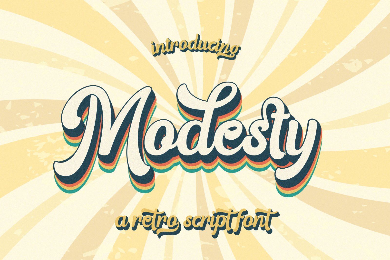 Modesty - Retro Script Font — image 1