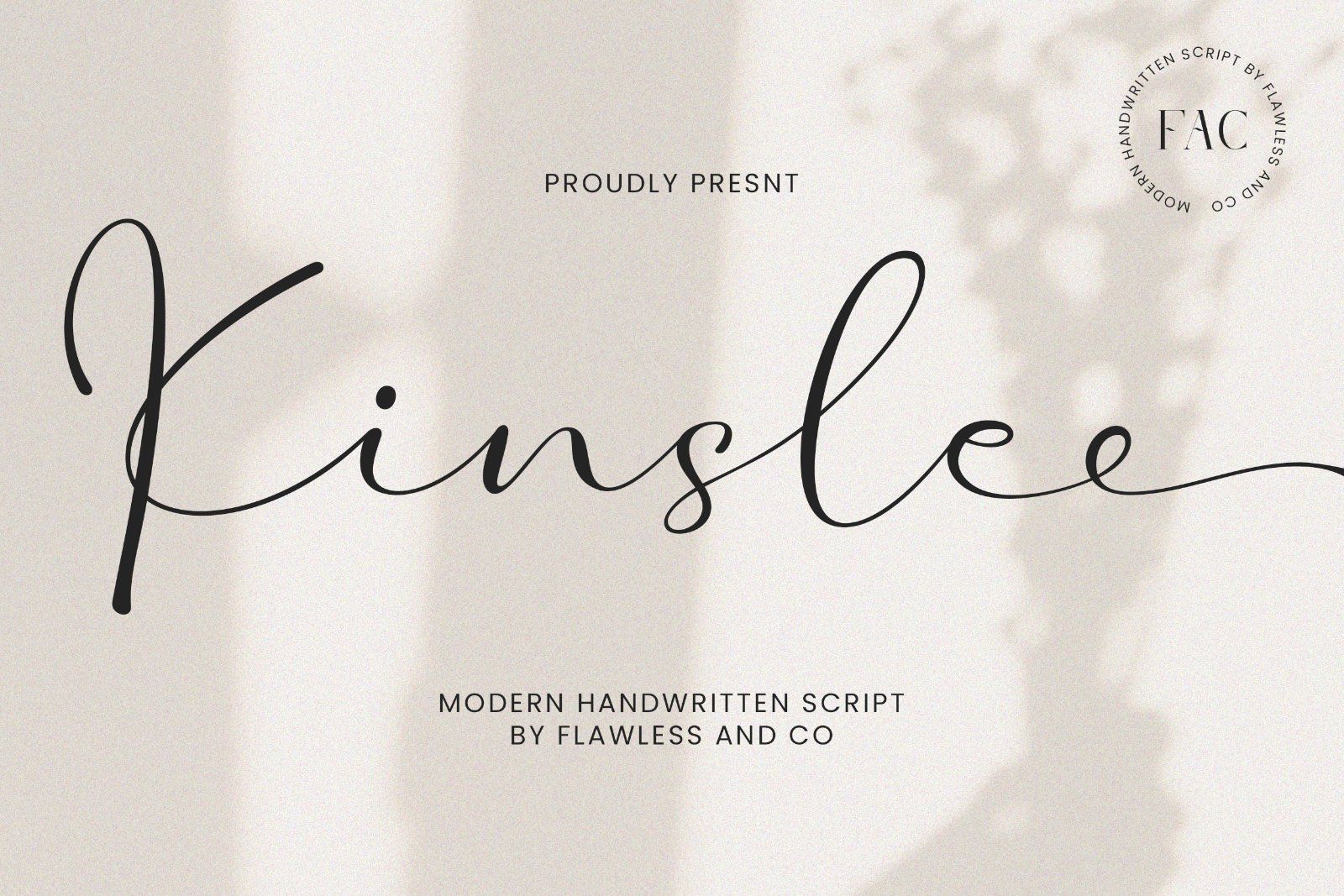 Kinslee - Elegant Handwritten Script Font — image 1