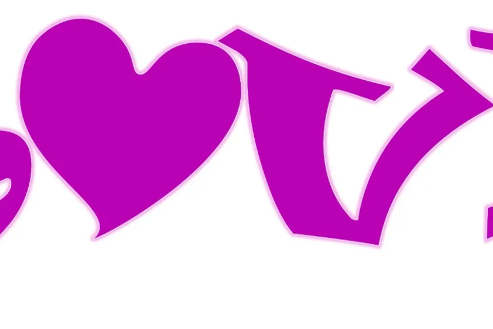 Gratitude Love Lettering with a Heart for the O