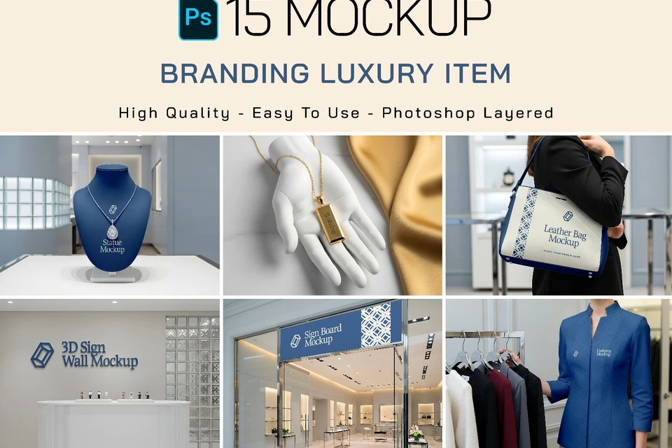 Premium Branding Luxury Item Mockup
