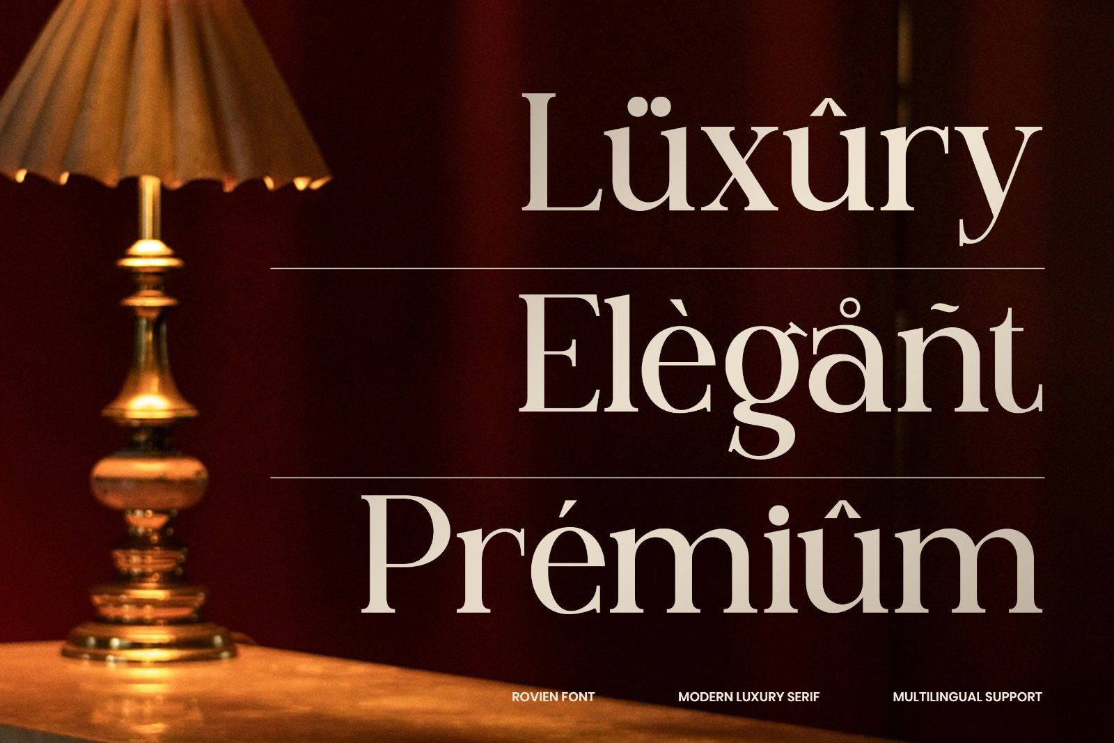 Rovien - Luxury Serif Font — image 10