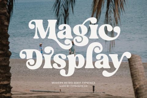 Magic Display | Retro Serif Typeface