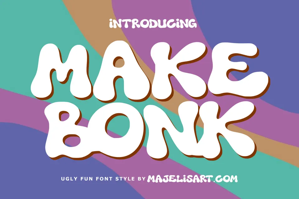 Makebonk - Ugly font